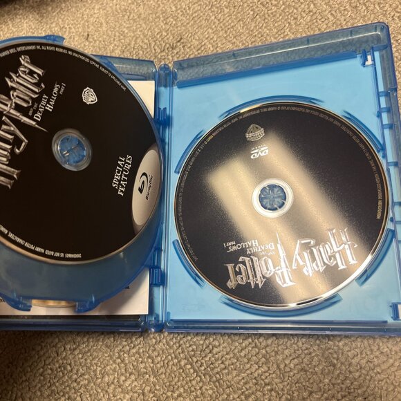 Harry Potter Movie Lot Of 7 DVD And Blu Ray Full Set With Cases The Dealthy Hal - Picture 13 of 13